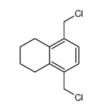 5,8-bis(chloromethyl)-1,2,3,4-tetrahydronaphthalene结构式