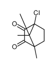 4-chloro-1,7,7-trimethylbicyclo[2.2.1]heptane-2,3-dione Structure