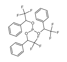 tri(2,2,2-trifluoro-1-phenylethyl) phosphite Structure