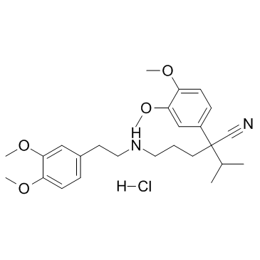Norverapamil hydrochloride Structure