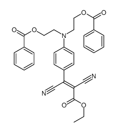 ethyl 3-[4-[bis[2-(benzoyloxy)ethyl]amino]phenyl]-2,3-dicyanoacrylate picture