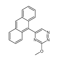 5-(9-Anthracenyl)-3-methoxy-1,2,4-triazine结构式