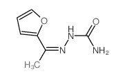 [1-(2-furyl)ethylideneamino]urea structure