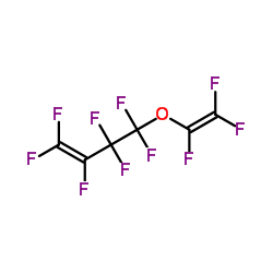 1,1,2,3,3,4,4-heptafluoro-4-(1,2,2-trifluoroethenoxy)but-1-ene结构式