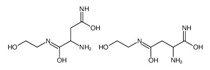 聚(2-羟乙基)-DL-天冬酰胺结构式