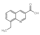 8-乙基喹啉-3-羧酸结构式