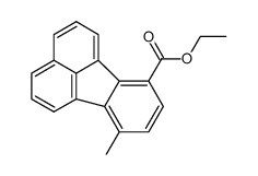 10-methyl-fluoranthene-7-carboxylic acid ethyl ester Structure