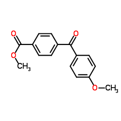 4-(4-甲氧基苯甲酰基)苯甲酸甲酯结构式