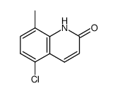 5-氯-8-甲基-1,2-二氢喹啉-2-酮结构式