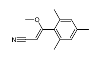 β-methoxy-2,4,6-trimethyl-cinnamonitrile Structure