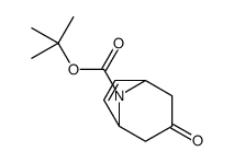 3-氧代-8-氮杂双环[3.2.1]-6-辛烯-8-羧酸 1,1-二甲基乙酯结构式
