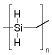 聚(二氢化碳硅烷)结构式