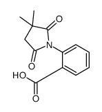 2-(3,3-dimethyl-2,5-dioxopyrrolidin-1-yl)benzoic acid结构式