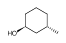 trans-3-methylcyclohexanol structure