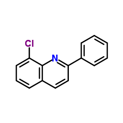 8-氯-2-苯基喹啉结构式