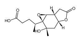 (S)-4-((1aS,2S,3aR,6aR,6bS)-2-hydroxy-2-methyl-5-oxohexahydrooxireno[2,3-e]benzofuran-1a(2H)-yl)pentanoic acid结构式