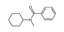 N-cyclohexyl-N-methylbenzamide结构式