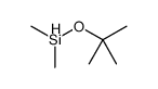 dimethyl-[(2-methylpropan-2-yl)oxy]silane结构式