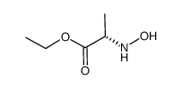 L-Alanine, N-hydroxy-, ethyl ester (9CI) structure