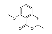 2-氟-6-甲氧基苯甲酸乙酯结构式