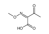 (Z)-2-methoxyimino-3-oxo-butyric acid Structure