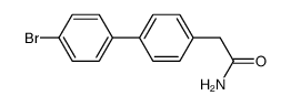 4 -溴-[1,1 -联苯]-4-基-乙酰胺结构式