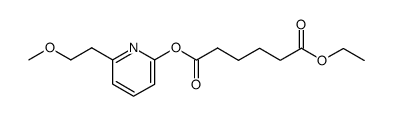 ethyl (6-(2-methoxyethyl)pyridin-2-yl) adipate结构式