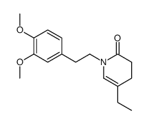 5-ethyl-1-(3,4-dimethoxy-phenethyl)-3,4-dihydro-1H-pyridin-2-one Structure