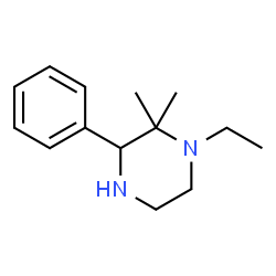 Piperazine, 1-ethyl-2,2-dimethyl-3-phenyl- (8CI)结构式