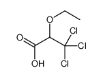 3,3,3-trichloro-2-ethoxypropanoic acid结构式