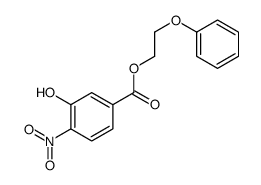 2-phenoxyethyl 3-hydroxy-4-nitrobenzoate Structure