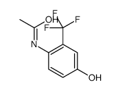 N-[4-hydroxy-2-(trifluoromethyl)phenyl]acetamide结构式