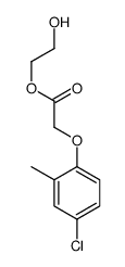 2-hydroxyethyl 2-(4-chloro-2-methylphenoxy)acetate Structure