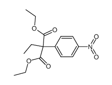 diethyl 2-ethyl-2-(4-nitrophenyl)malonate Structure