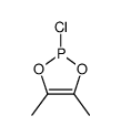 2-chloro-4,5-dimethyl-1,3,2-dioxaphosphole结构式