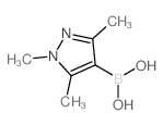 (1,3,5-TRIMETHYL-1H-PYRAZOL-4-YL)BORONIC ACID structure