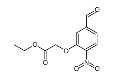 ethyl 2-(5-formyl-2-nitrophenoxy)acetate Structure