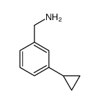 3-环丙基苄胺结构式