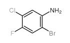 2-溴-4-氟-5-氯苯胺结构式
