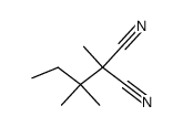 (1,1-Dimethylpropyl)methylmalonsaeuredinitril结构式