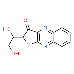 Furo[2,3-b]quinoxalin-3(2H)-one,2-(1,2-dihydroxyethyl)- Structure
