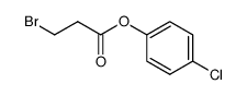 4'-chlorophenyl 3-bromopropionate结构式