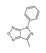 1,2,5-oxadiazole{3,4-d}-6-methyl-4-phenyl-4H-pyrazole结构式