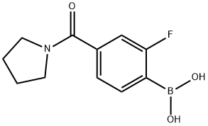 2-氟-4-(吡咯烷-1-基甲酰基)苯硼酸图片