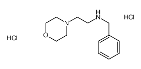 N-苄基-N-2-(4-吗啉)乙胺2盐酸盐结构式