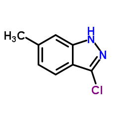 3-氯-6-甲基-1h-吲唑结构式