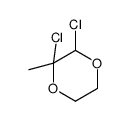 2,3-dichloro-2-methyl-1,4-dioxane结构式