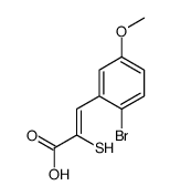 3-(2-bromo-5-methoxyphenyl)-2-sulfanylprop-2-enoic acid Structure