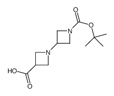 1'-(tert-Butoxycarbonyl)-[1,3'-biazetidine]-3-carboxylic acid Structure