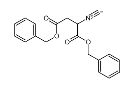dibenzyl 2-isocyanobutanedioate Structure